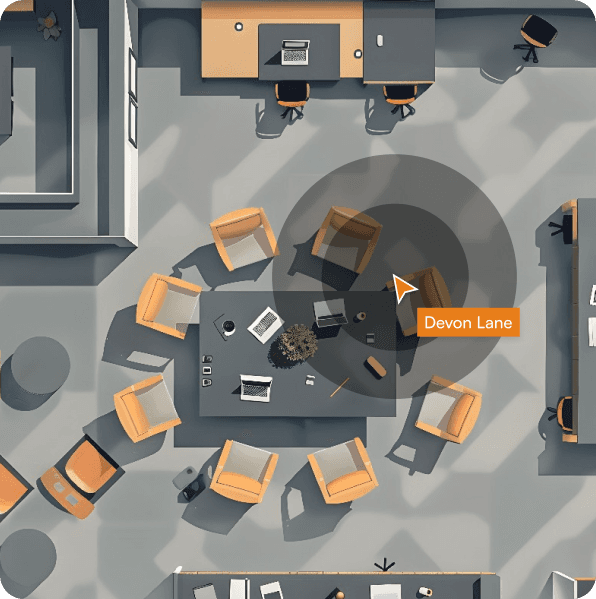 Virtual office space with collaboration features